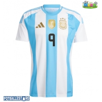 Argentina Julian Alvarez #9 Hjemmedrakt Copa America 2024 Kortermet
